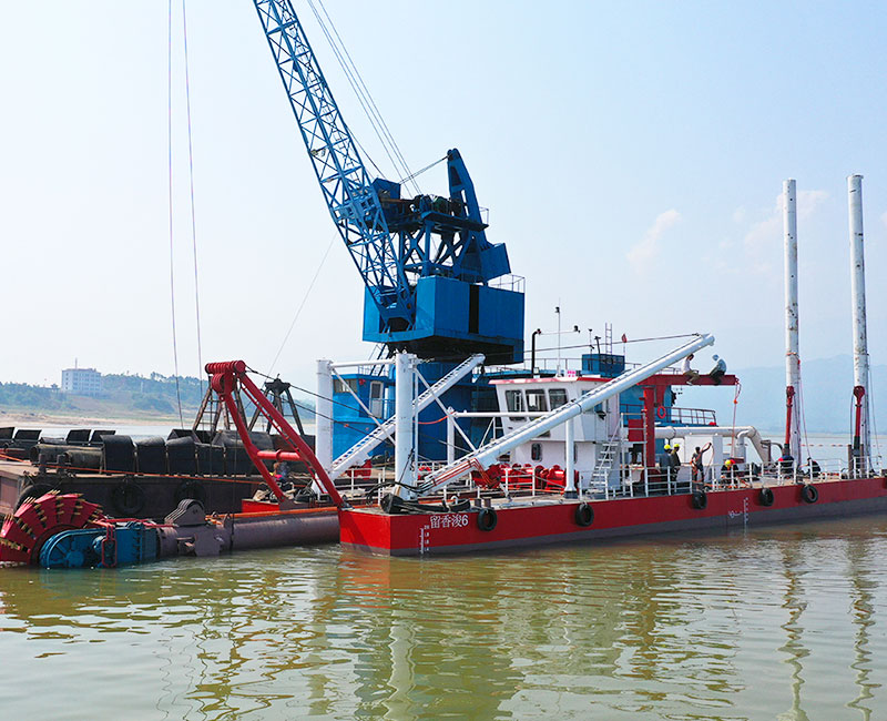 Modus utendi Sand dredger.