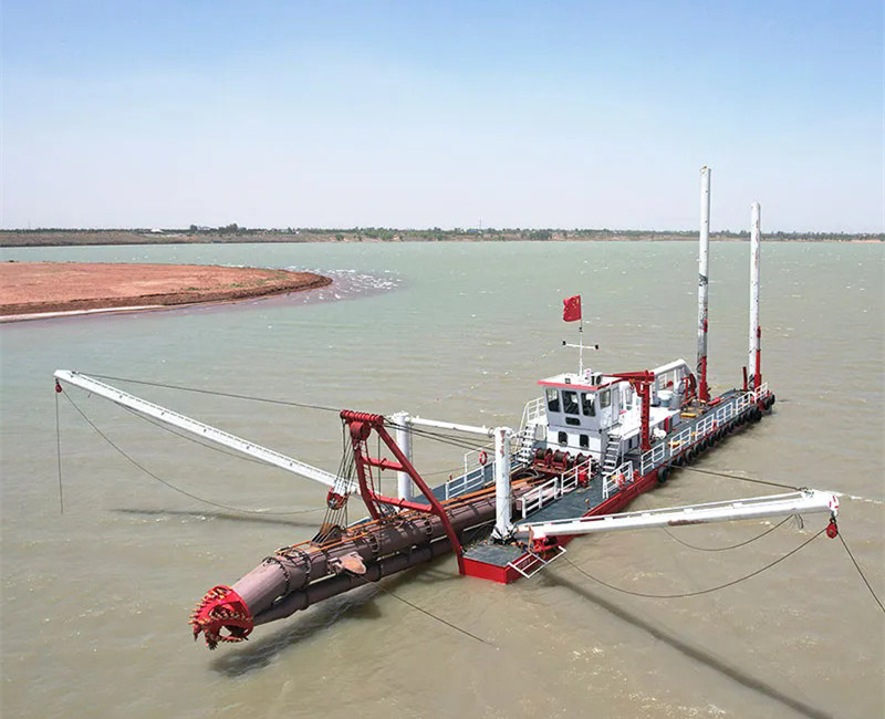 Cutter SUCTUS Dredger est moderna solutio pro efficiente FOSSIO