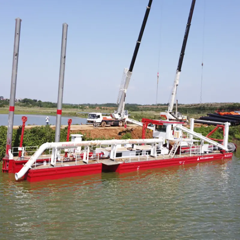 Flumen desilting Dredging Navis enim flumen Dredging cum gravibus perficientur